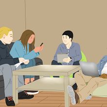 Reunion. Un progetto di Illustrazione digitale di Cecilia Vazquez - 06.10.2020