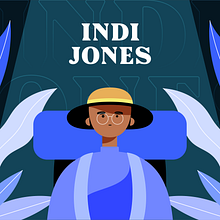 Animación cuadro a cuadro: Indi Jones. 2D Animation, Character Animation, Character Design, and Traditional illustration project by David Pou Fernández - 10.05.2020