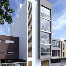 Edificio los Pinos . Un proyecto de Arquitectura y Diseño de interiores de Katiuzka Ruiz Vazquez - 14.07.2017