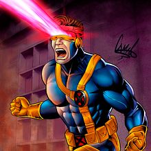 Cyclops X-MEN. Comic, and Digital Illustration project by Camilo Fernández solis - 10.05.2020