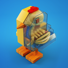 EL POLLO FELIZ Ein Projekt aus dem Bereich 3D, 3-D-Animation, Art To, 3-D-Design, Spielzeugdesign, Grafikdesign und 3-D-Modellierung von Jorge Gonzales - 06.10.2020