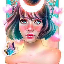 My project in Digital Fantasy Portraits with Photoshop course. Digital Painting project by brunabley - 10.06.2020