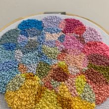 Estudio de color tonos pastel. Embroider project by Coricrafts - 10.06.2020