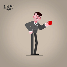 My project in Animation and Design of Characters in After Effects course. Character Animation project by Albert Malonzo - 10.07.2020
