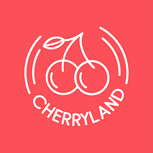 CHERRYLAND. Projekt z dziedziny Br, ing i ident, fikacja wizualna, Design, Projektowanie logot, pów i Projektowanie graficzne użytkownika Isabel Hincapié Herrera - 07.10.2020