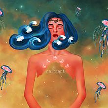 Sweet Dreams. Un proyecto de Concept Art, Dibujo artístico, Dibujo de Retrato, Dibujo digital, Dibujo realista y Diseño de Jennifer Pupo Martínez - 07.10.2020
