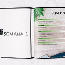 Diseño de menú semanal. Un proyecto de Diseño de Evelyn Camila Moró Pereira - 07.10.2020