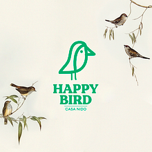Happy bird. 3D, Design, 3D Design, Logo Design, Product Design, 3D Modeling, and Packaging project by Pablo Antelo - 10.07.2020