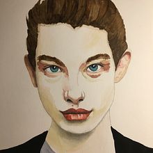 My project in Watercolor Portrait from a Photo course. Watercolor Painting project by Stig Legrand - 11.01.2020