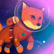 Zorro en el espacio . Digital Drawing project by Emanuel Aldana - 10.16.2020
