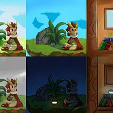 Mi Proyecto del curso: Principios de iluminación para pintura digital. Un progetto di Pittura digitale di Katherin Ponce - 18.10.2020