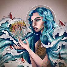 Reto de Instagram. Drawing, Artistic Drawing, Portrait Drawing, Traditional illustration, and Digital Illustration project by Delia Sesma Galipienzo - 10.08.2020