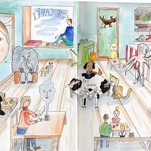 Mi Proyecto del curso: El arte del sketching: transforma tus bocetos en arte. Traditional illustration project by Claudie Cousin - 10.10.2020
