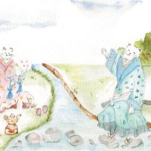 Mi Proyecto del curso: Ilustración en acuarela con influencia japonesa. Un progetto di Illustrazione tradizionale e Pittura ad acquerello di paula_andino - 09.10.2020
