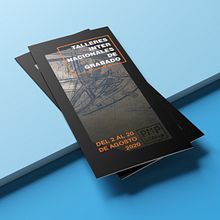 Talleres de grabado. Creativit, Design, Poster Design, Digital Design, Graphic Design, and Editorial Design project by Paula Guillén - 10.09.2020