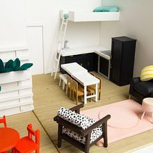Miniature Studio Apartment. Un proyecto de Arquitectura, Retail Design, Artesanía, Diseño, Bellas Artes, Arquitectura interior, Interiorismo, Diseño de interiores y Paisajismo de Jessica Dance - 09.10.2020