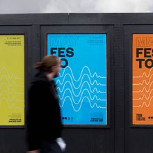Tron Theatre: Mayfesto. Br, ing, Identit, Editorial Design, and Poster Design project by Friendhood Studio - 10.09.2017