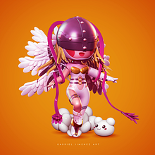 Angewomon. Un proyecto de Modelado 3D de Gabriel Jiménez Soto - 10.10.2020