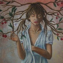 El sueño del Árbol. Un proyecto de Bellas Artes, Dibujo artístico, Dibujo de Retrato, Pintura y Pintura acrílica de Mónica Reséndez - 10.10.2020