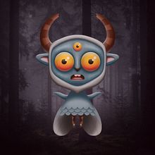 My project forest spirit. Digital Illustration project by dylanjonesin - 10.10.2020