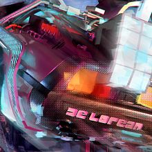 Back to the future Poster. 3D, Film, Film, Video, TV, Poster Design, Traditional illustration, Photograph, and Post-production project by Pedro García - 10.10.2020
