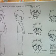 Mi Proyecto del curso: Creación de personajes manga         Personaje: Xam. 2D Animation, 3D Animation, and Character Animation project by joshuamartinezgaray - 11.18.2020