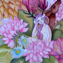 My project in Botanic Animal House: Watercolour, Ink and Graphite course. Concept Art project by Geraldine Vincent - 10.12.2020