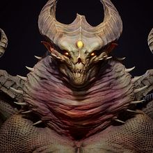Demonragon (Unreal 4) Ein Projekt aus dem Bereich 3D, Design von 3-D-Figuren und 3-D-Modellierung von Juan Novelletto - 12.10.2020