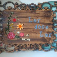 Lar doce Lar. Arts, Crafts, and Embroider project by Mariene Fagundes - 10.12.2020