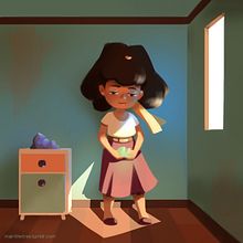 My project in Lighting Principles for Digital Painting course. Concept Art, and Digital Illustration project by marine - 10.12.2020