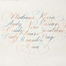 Mi Proyecto del curso: Caligrafía inglesa de la A a la Z. . Projekt z dziedziny  Kaligrafia użytkownika Laura Factorovich - 15.10.2020
