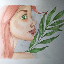 Mi Proyecto del curso: Retrato ilustrado en acuarela. Un proyecto de Pintura a la acuarela de Vanessa Alvarez Vaello - 13.10.2020