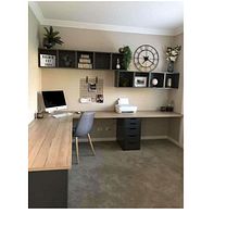 Oficina en casa y Laundry room. Design project by profesoraveckyrodriguez - 10.27.2020
