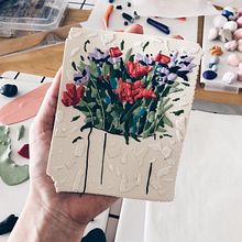 Aros de arcilla polimérica inspirados en David Hockney. Un proyecto de Diseño de jo y as de Fer Pérez Veyl - 13.10.2020