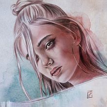 Never Enough Ein Projekt aus dem Bereich Digitale Zeichnung, Digitale Illustration, Digitale Malerei, Traditionelle Illustration, Porträtzeichnung und Aquarellmalerei von Jackie Noëlle - 13.10.2020