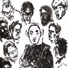 DIBUJOS - RETRATOS 2019 Ein Projekt aus dem Bereich Zeichnung, Porträtzeichnung, Traditionelle Illustration und Illustration mit Tinte von Lucas Pisano - 13.10.2020