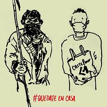 QUEDATE EN CASA Ein Projekt aus dem Bereich Zeichnung und Traditionelle Illustration von Lucas Pisano - 13.10.2020