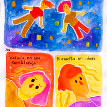Mi Proyecto del curso: Creación y desarrollo de novelas gráficas. Drawing, and Traditional illustration project by Desiree Urbina - 10.15.2020