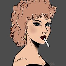 Sandy from Grease. Film, Digital Drawing, Traditional illustration, Digital Illustration, and Digital Painting project by Tess Scarlet - 09.06.2020