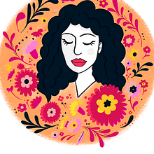 Mi Proyecto del curso: Retrato ilustrado con elementos botánicos . Creativitate, Desen digital, Ilustrație botanică & Ilustrație digitală de Inniria N. Garcés Jordán - 10.14.2020