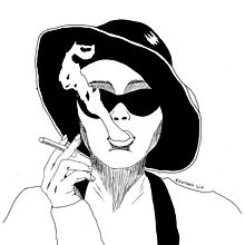 Marla Singer Vectorial e Ilustración en tinta. Film, Ink Illustration, Digital Illustration, Vector Illustration, and Video Games project by Tess Scarlet - 10.01.2018