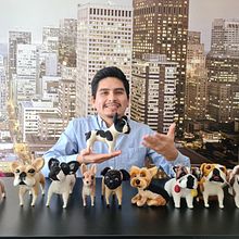 DOG - NEEDLE FELTING. Arts, and Crafts project by Christian Gutierrez Vera - 10.15.2020