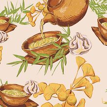 Illustrations for credit cards - competition. Botanical Illustration, Digital Illustration, Digital Painting, Traditional illustration, and Pattern Design project by Klaudia Stejnborn - 09.15.2020