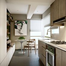 Interiorismo | Edificio Andorra. Un proyecto de 3D, Arquitectura interior y Diseño de interiores de Alba Pernía - 15.10.2020