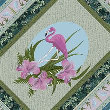 Florida Sage for my mother-in-law's sitting room. Un progetto di Design digitale e Illustrazione digitale di Angela Bull - 30.11.2020