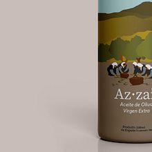 Az·zait AOVE. Un progetto di Graphic design, Illustrazione tradizionale e Packaging di Inmaculada Jiménez - 15.09.2020