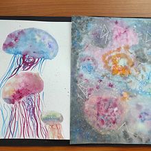 My project in Modern Watercolor Techniques course. Watercolor Painting project by Elena Paiuc - 10.15.2020