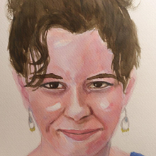 Mi Proyecto del curso: Autorretrato artístico en acuarela. Een project van Aquarelschilderen van Marti Curri - 15.10.2020