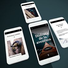 Diseño web: Turismo de aventura. Un projet de Webdesign de Javi D. C. - 16.10.2020