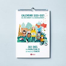 Calendario escolar de pared Diputación de Barcelona. Un proyecto de Diseño editorial, Diseño gráfico, Ilustración editorial, Ilustración tradicional e Ilustración digital de vireta - 01.06.2020